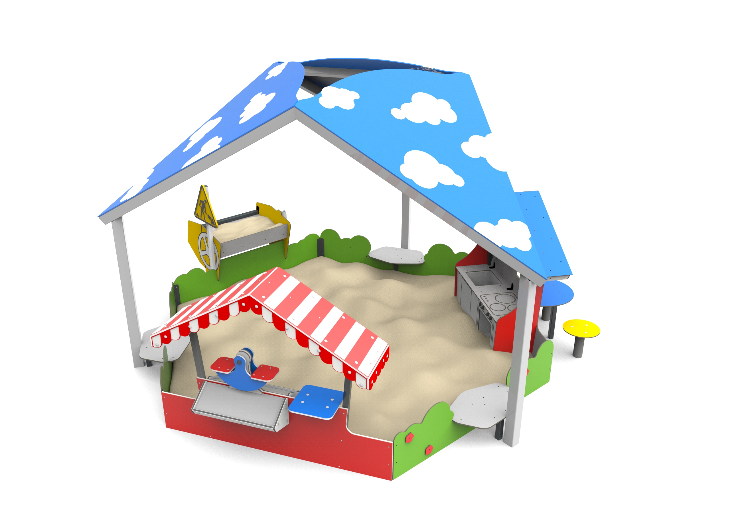 Dach Sand City (Polycarbonat) Ansicht 3