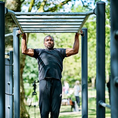 Kompan Outdoor-Fitnessgerät „Hangelstrecke Pro“ Ansicht 4
