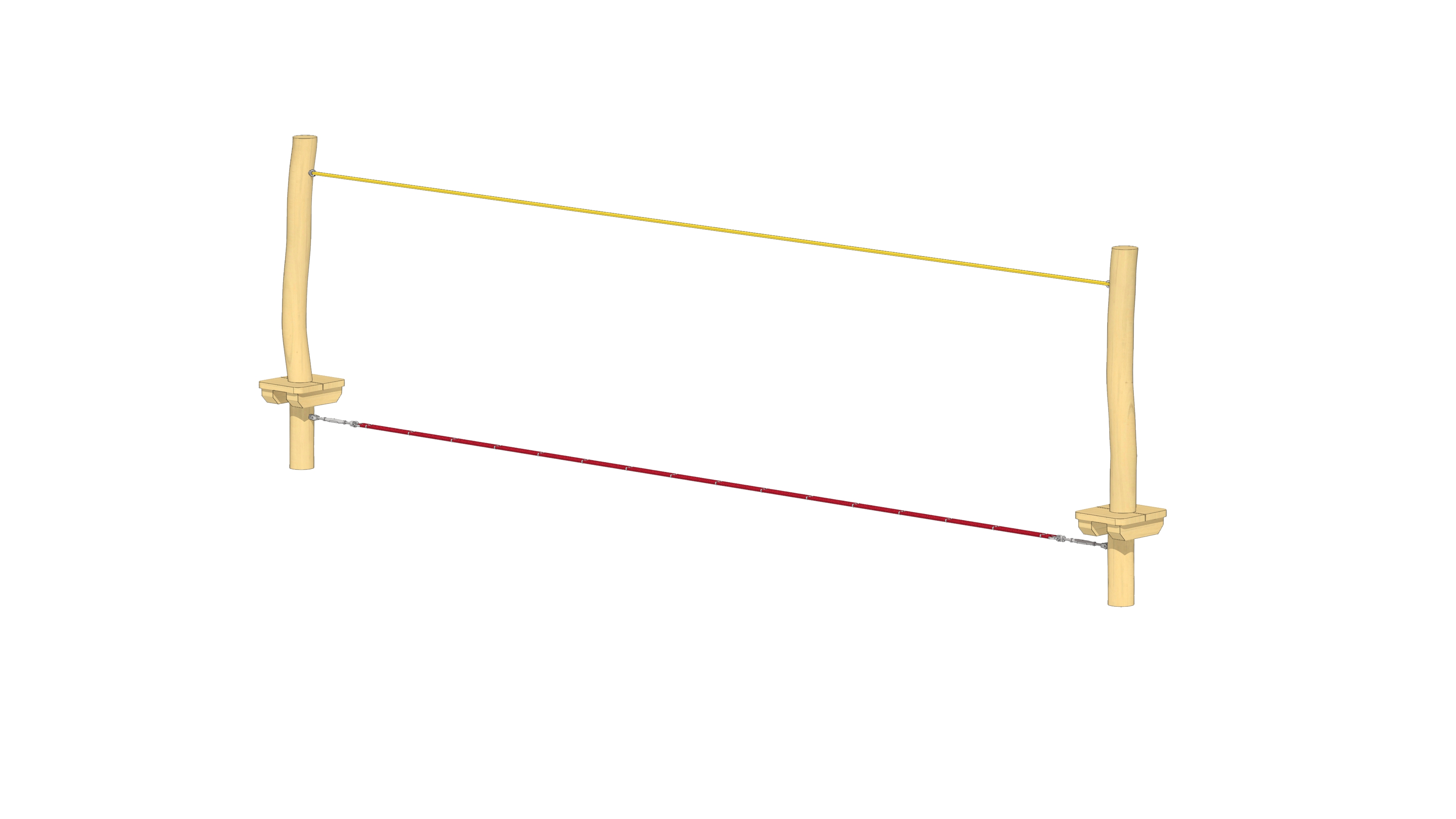 Slackline 6m mit Halteseil Ansicht 2