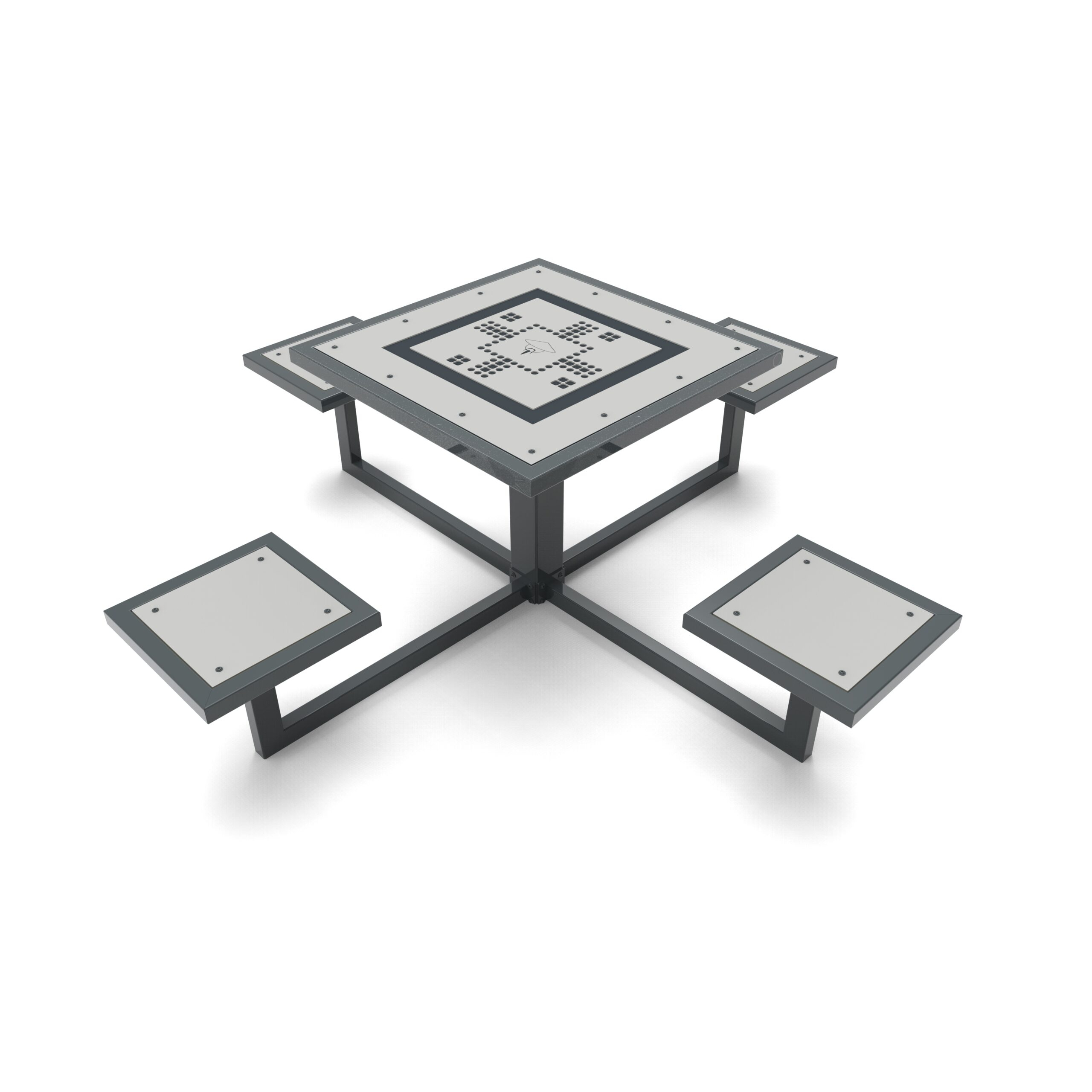 Picknicktisch quadratisch – Ludo