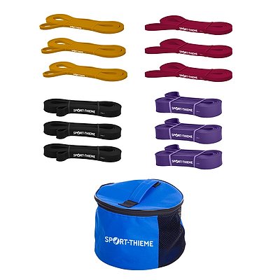 Sport-Thieme Rubberbands-Set „Powerband - Schule & Verein“