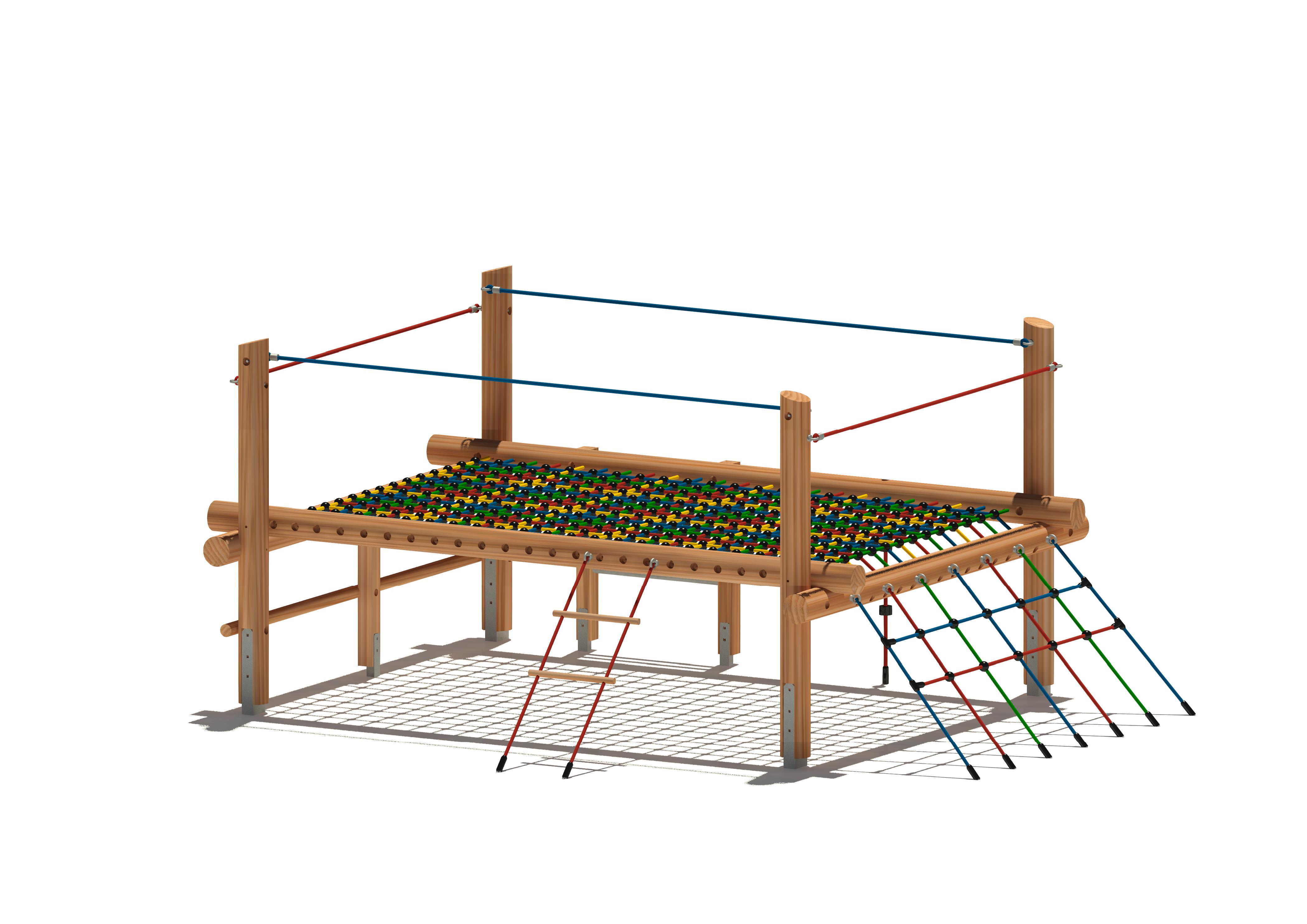 Kletterinsel klein 6440, Maier Spielplatzgeräte