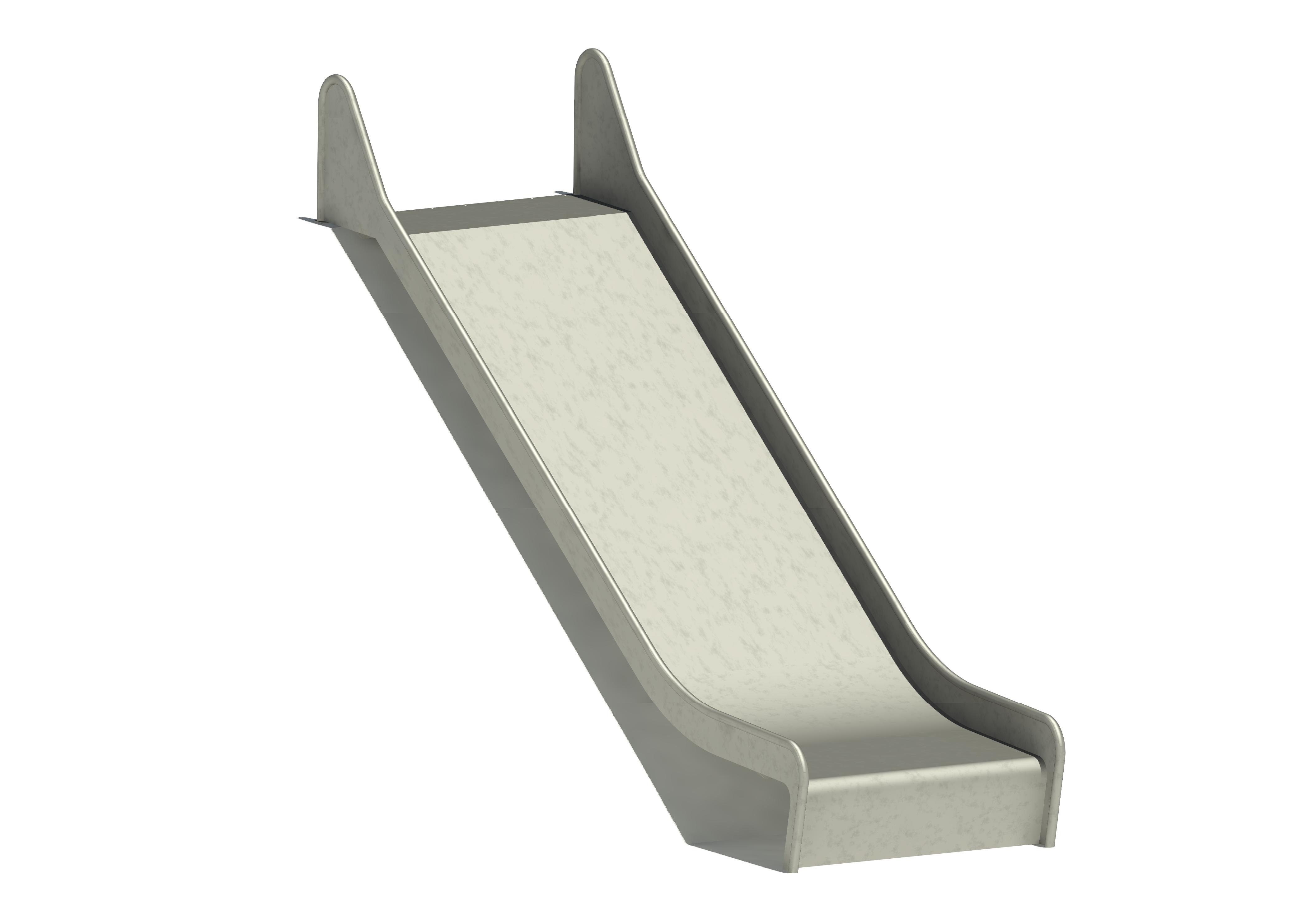 Hangrutschbahn Edelstahl, ABH 175 cm,Breite 100 cm, Maier Spielplatzgeräte