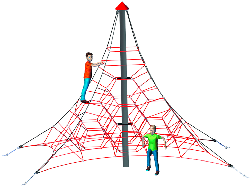 Seilpyramide Spider 4, Fuchs Thun