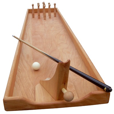 Holz Bi-Ba-Butze Tischspiel „Kegelbahn“, Sport-Thieme
