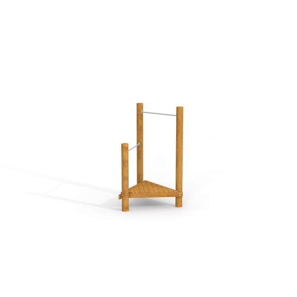 Gymnastic Bar w/ Wooden Deck Ansicht 2
