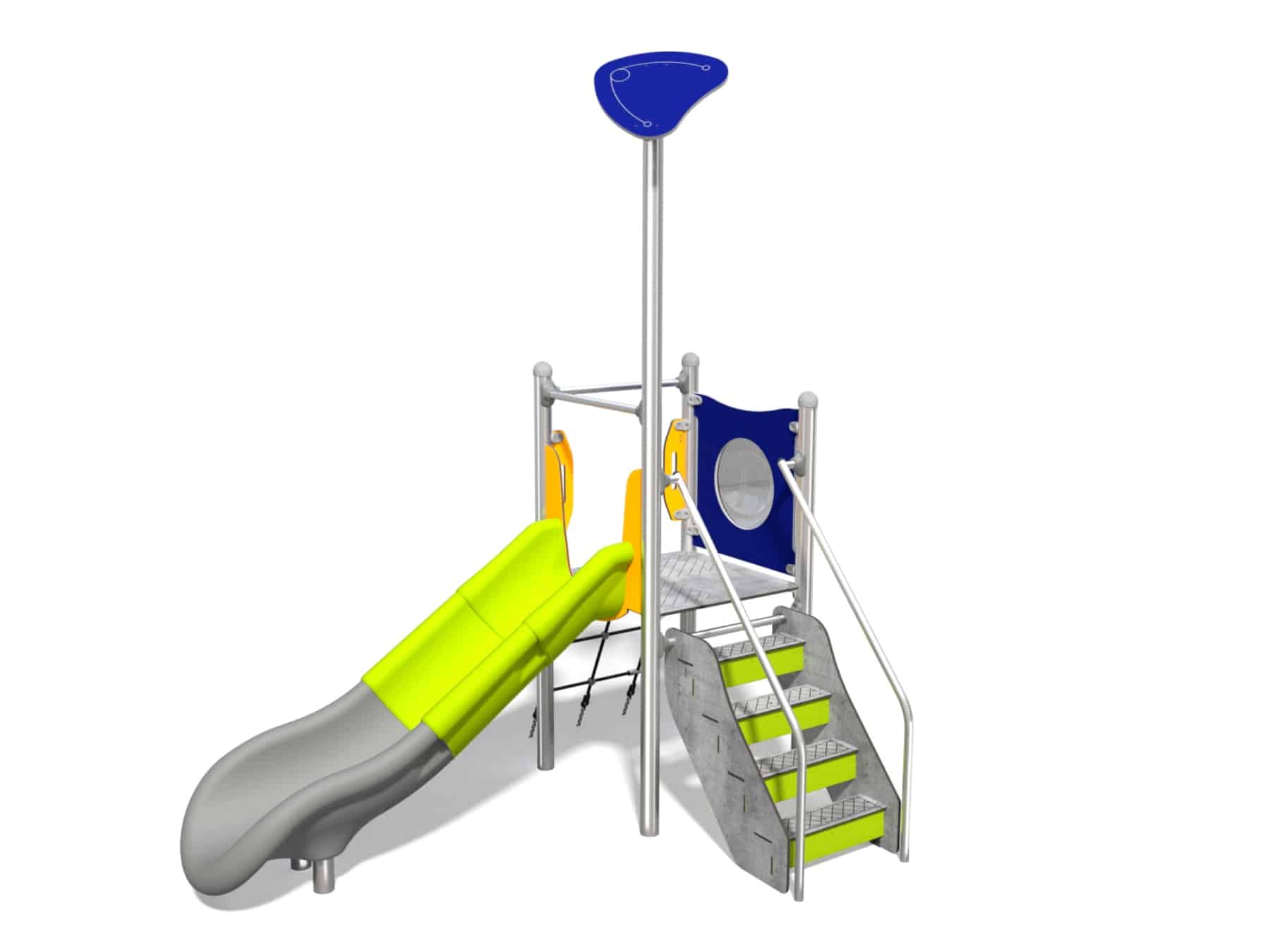 Rutsche mit Stufen für Spielplatz