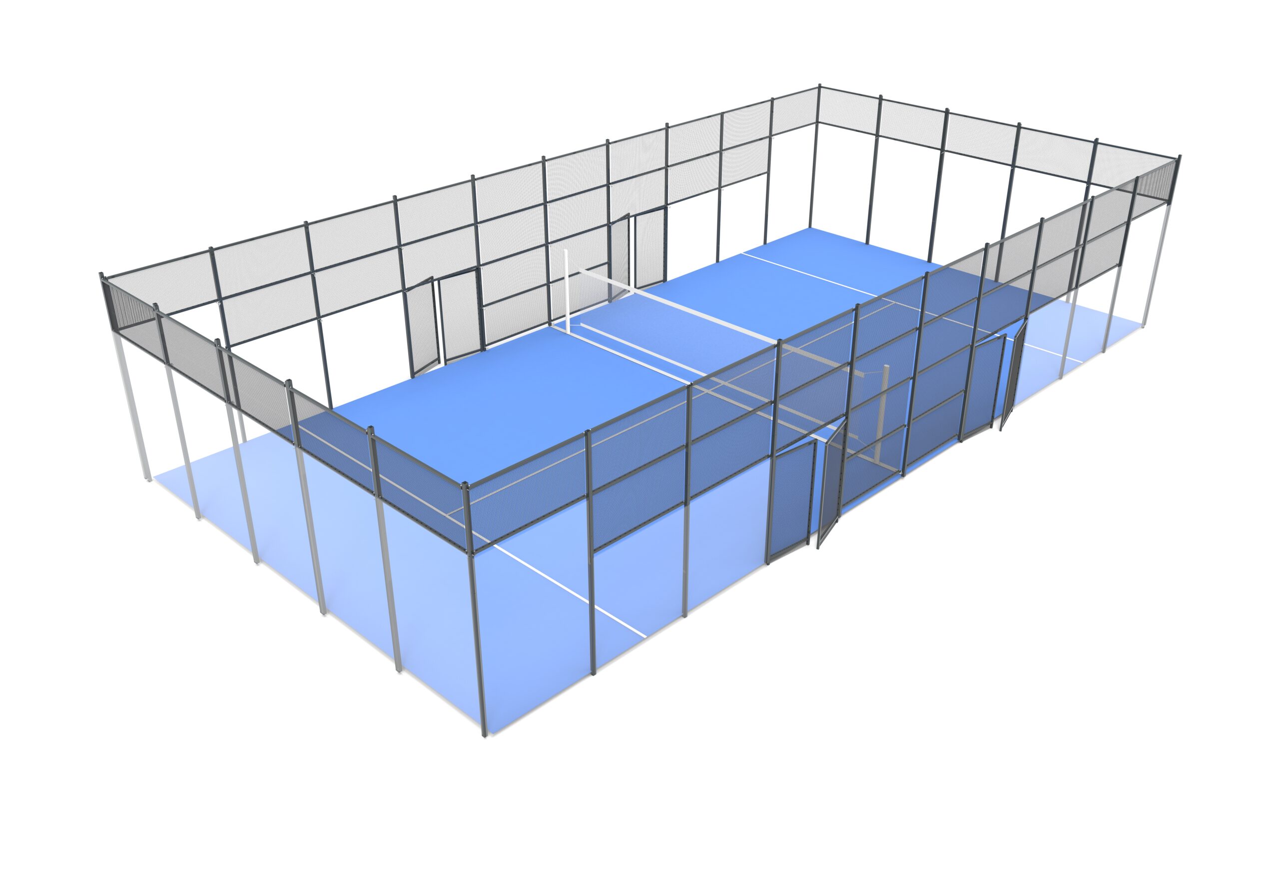 Padel Platz Ansicht 2