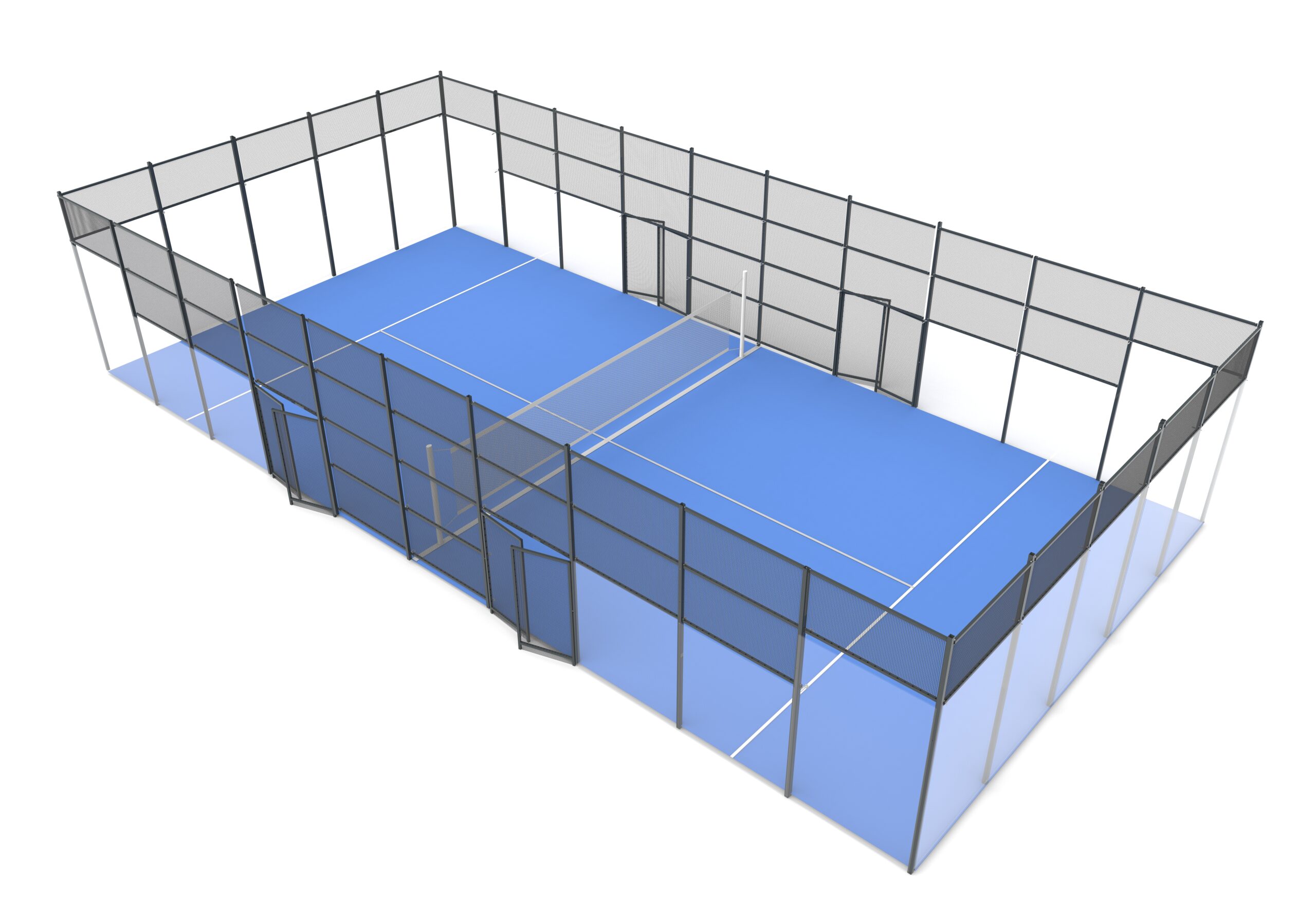 Padel Platz Ansicht 3