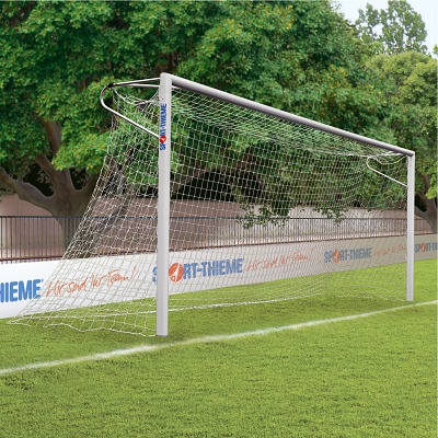 Sport-Thieme Grossfeld-Fußballtor in Bodenhülsen stehend, eckverschweisst, Sport-Thieme