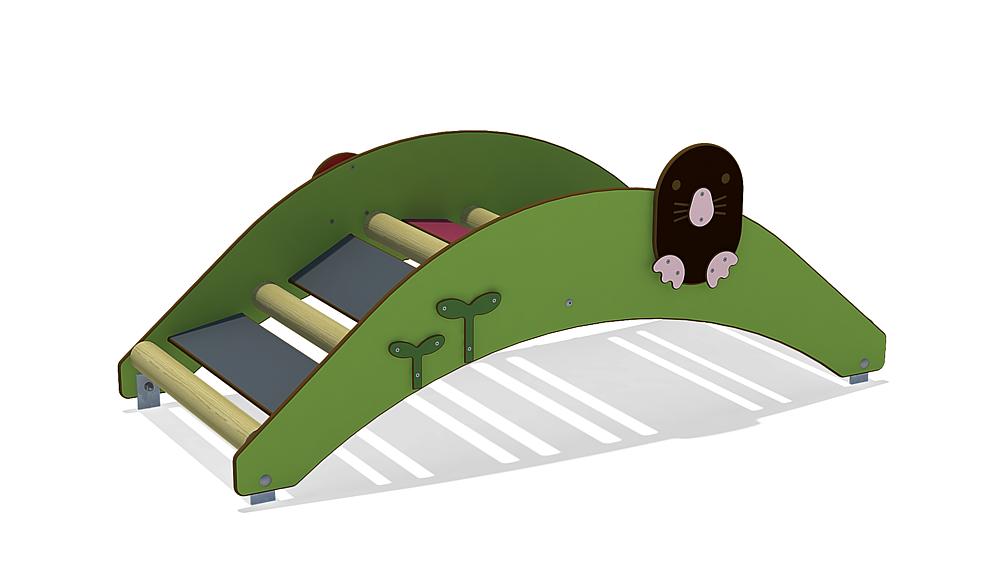 Krabbelbrücke Maulwurf, eibe