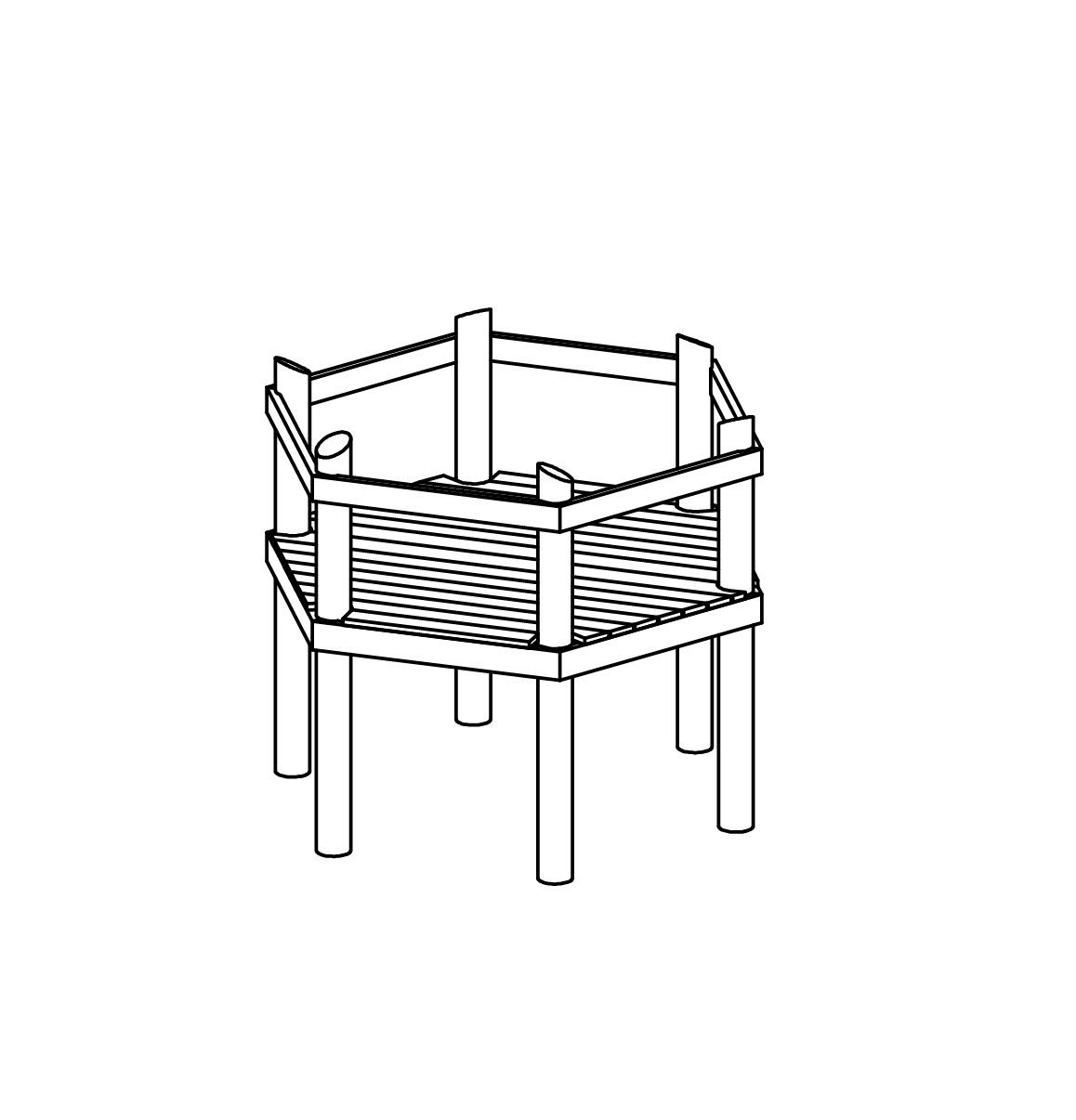 Sechseckplattform, Richter Spielgeräte