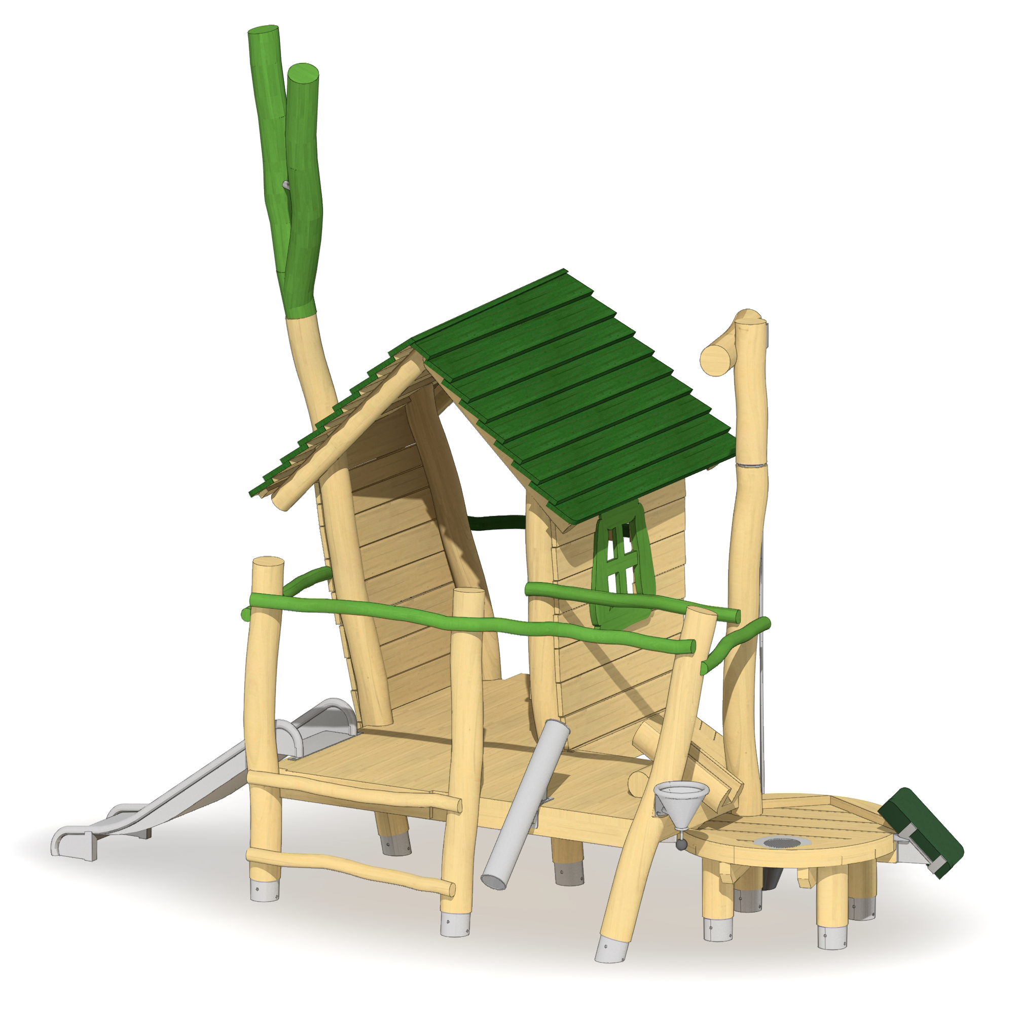 Minispielanlage Waldhaus Ansicht 5