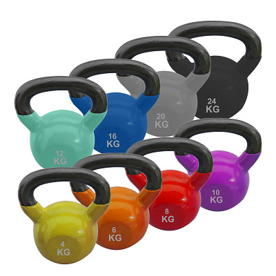 Sport-Thieme Kettlebell-Set „Vinyl“, Sport-Thieme