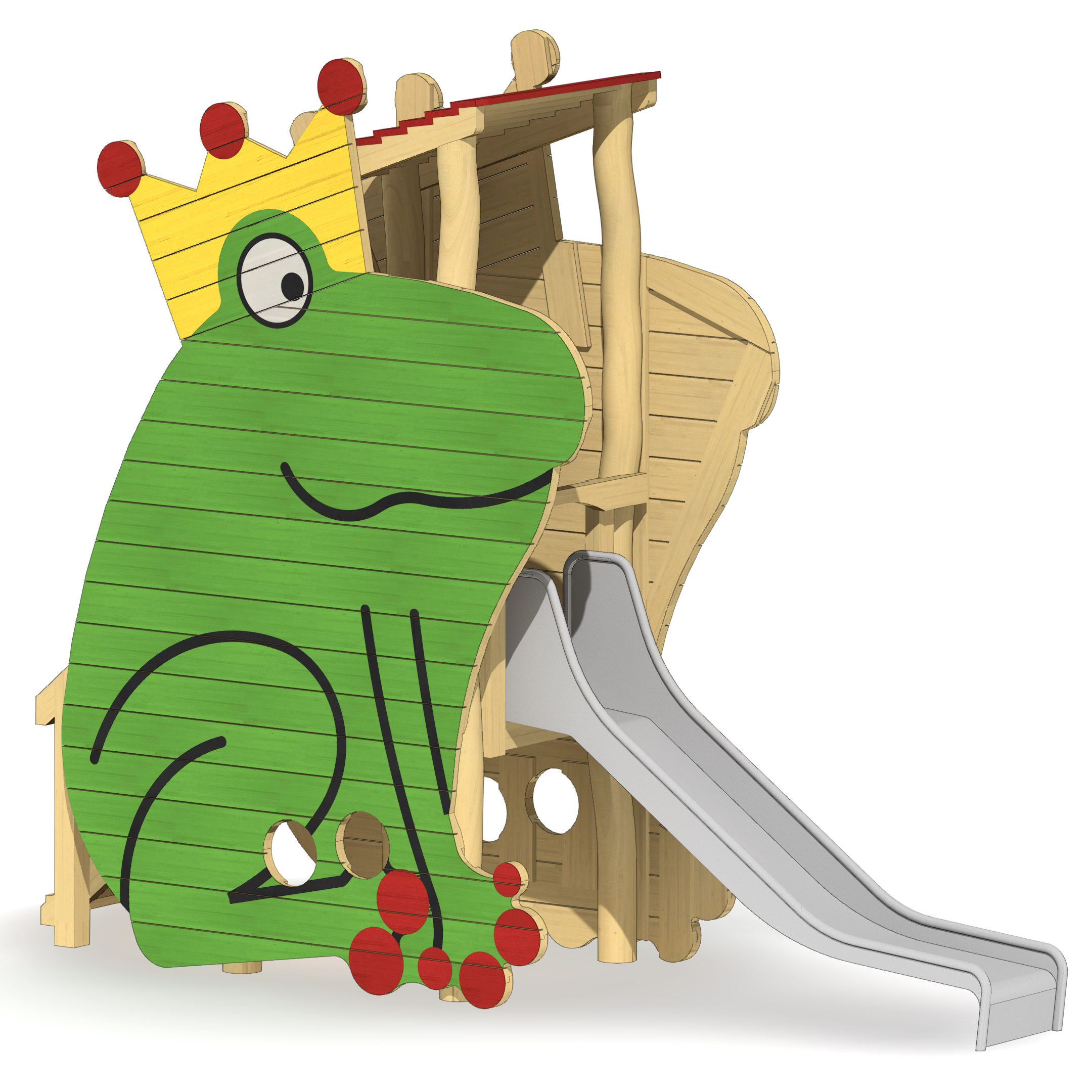 Rutschbahn Froschkönig Ansicht 2