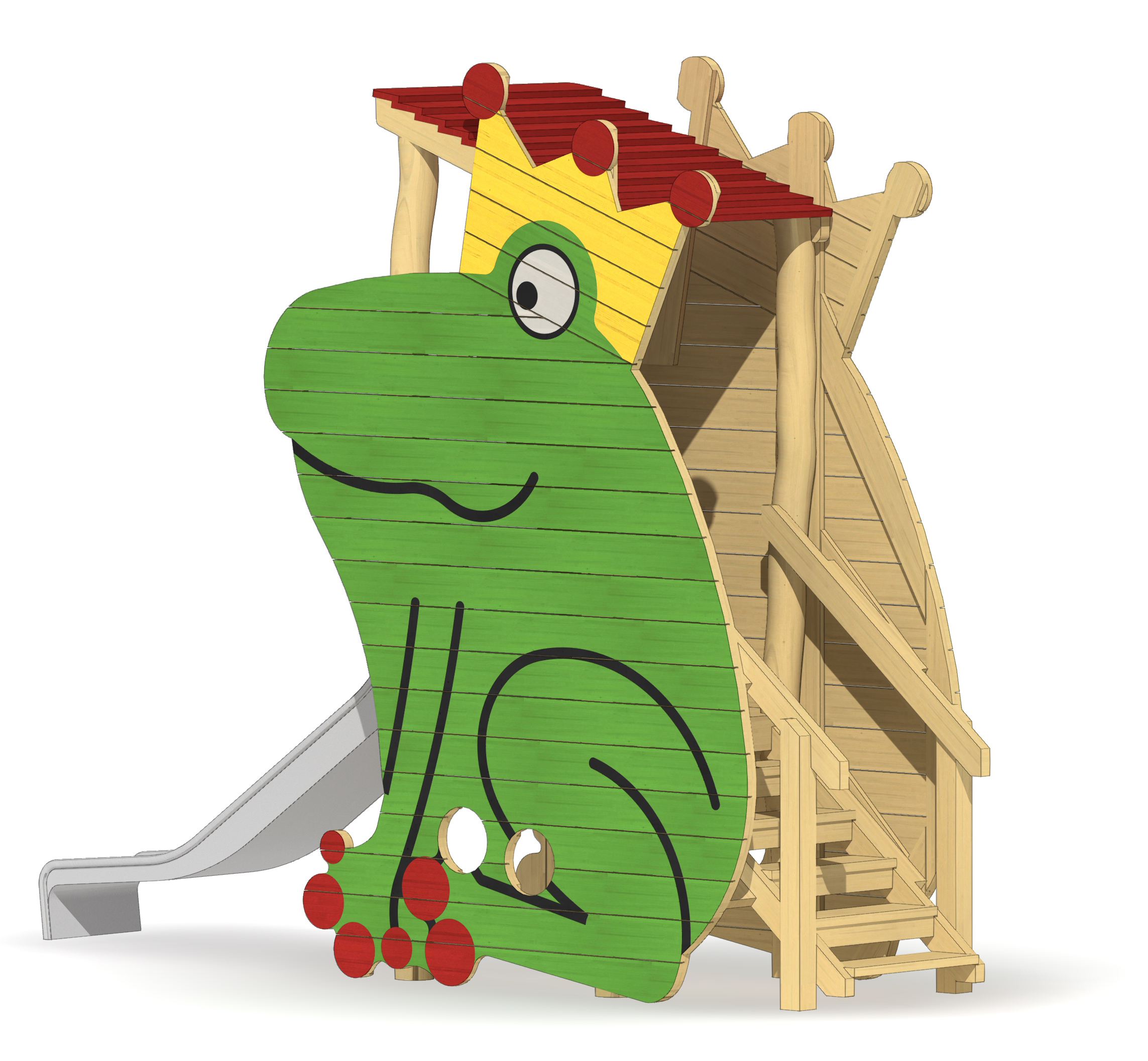 Rutschbahn Froschkönig Ansicht 4