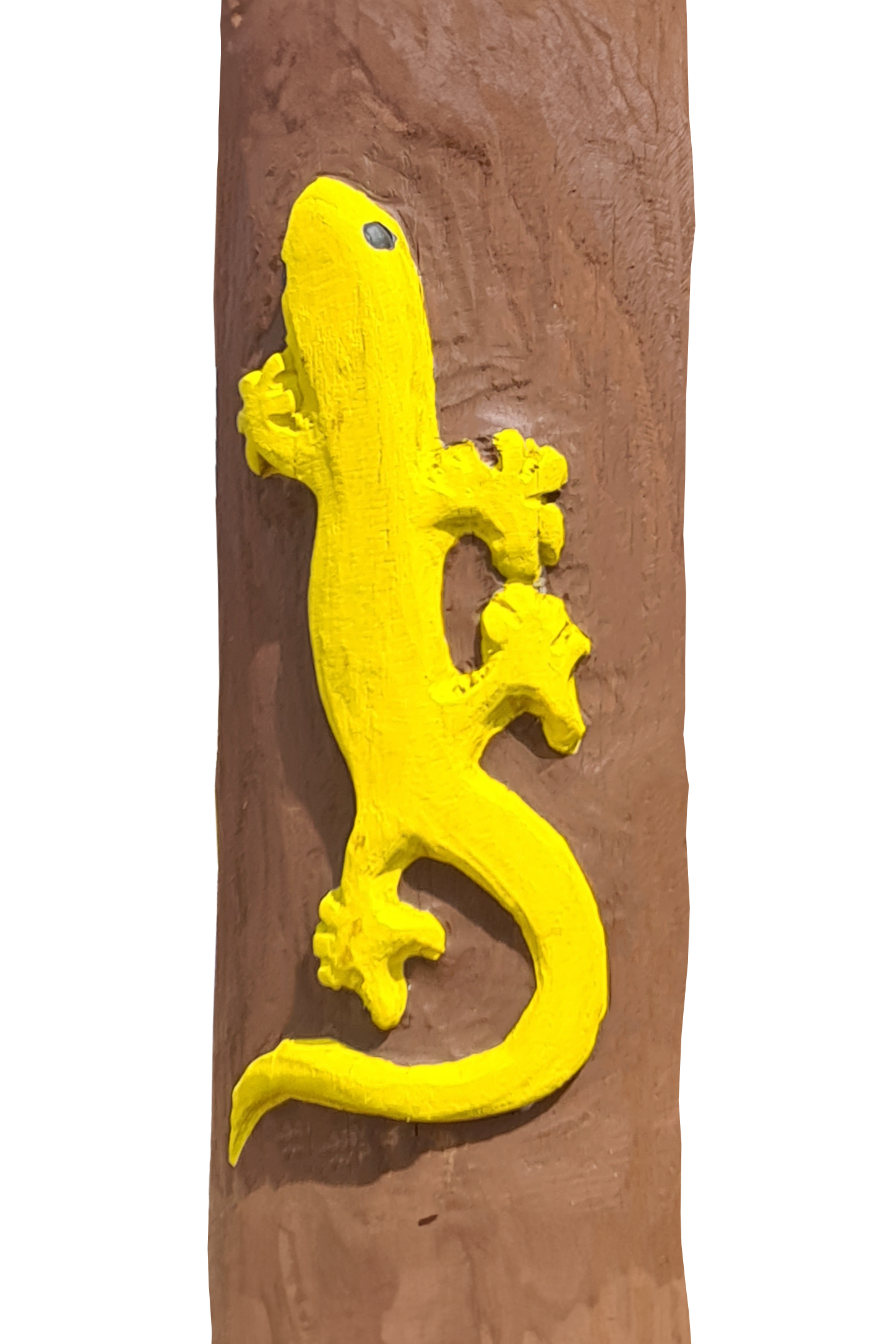 Pfostenmotiv Gecko gelb - Ansicht 2