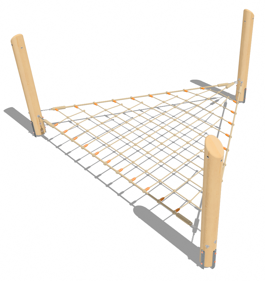 Dreiecknetz horizontal Ansicht 2