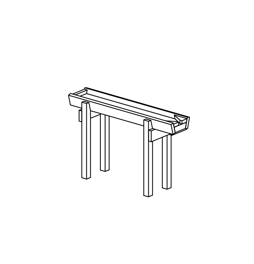 Wasserrinne massiv, Richter Spielgeräte