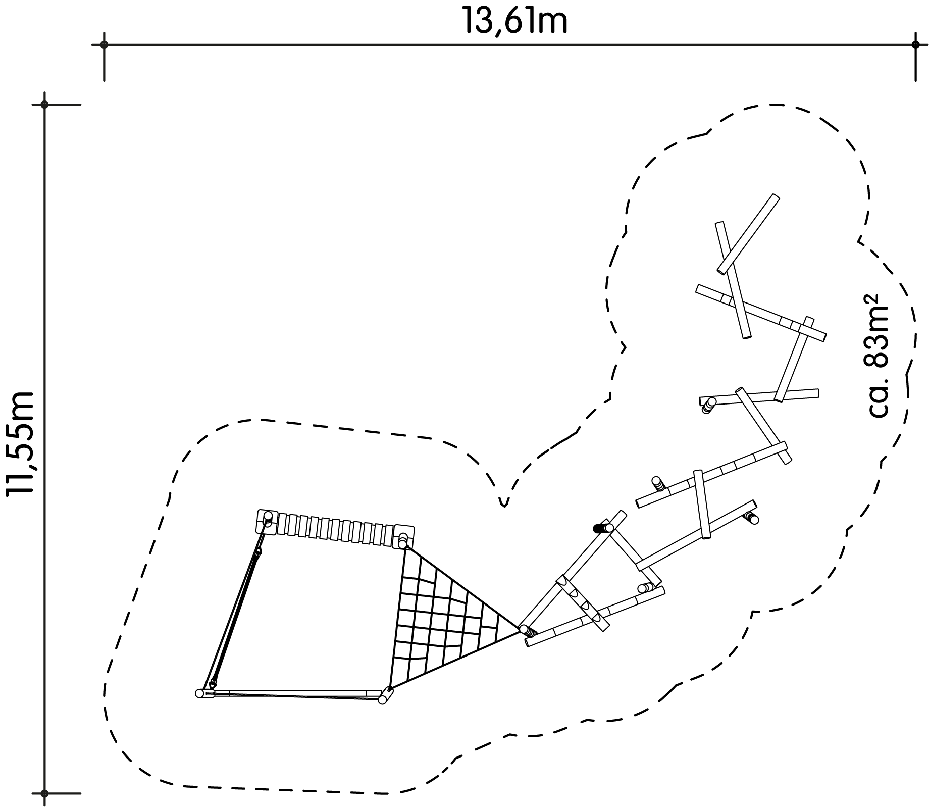 Balancierparcours Reinbek Ansicht 6