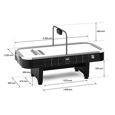 Sportime Airhockey-Tisch „Turnier 2.0“, 8 ft Ansicht 6