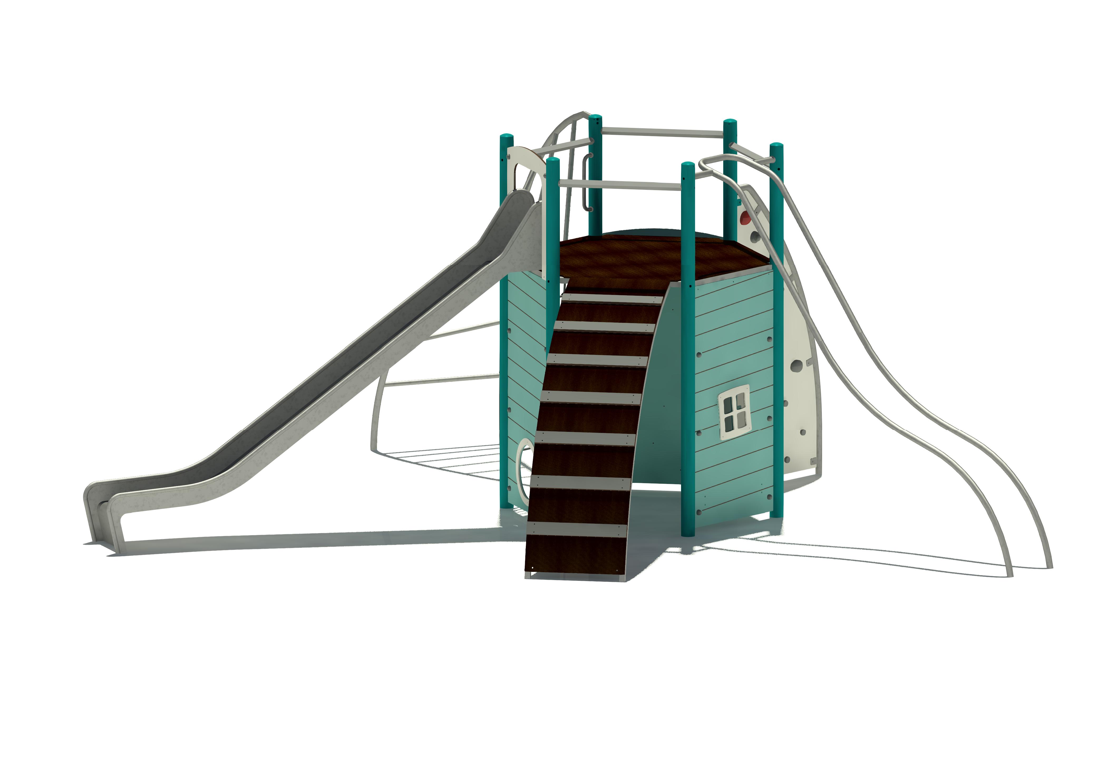 Spielturm Cristal 10100 Ansicht 3