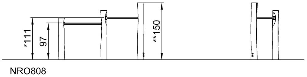 Doppel-Turn-Reck NRO808 Ansicht 4