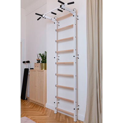 BenchK Sprossenwand Fitness-System „721“, mit fest montierter Klimmzugstange Ansicht 3