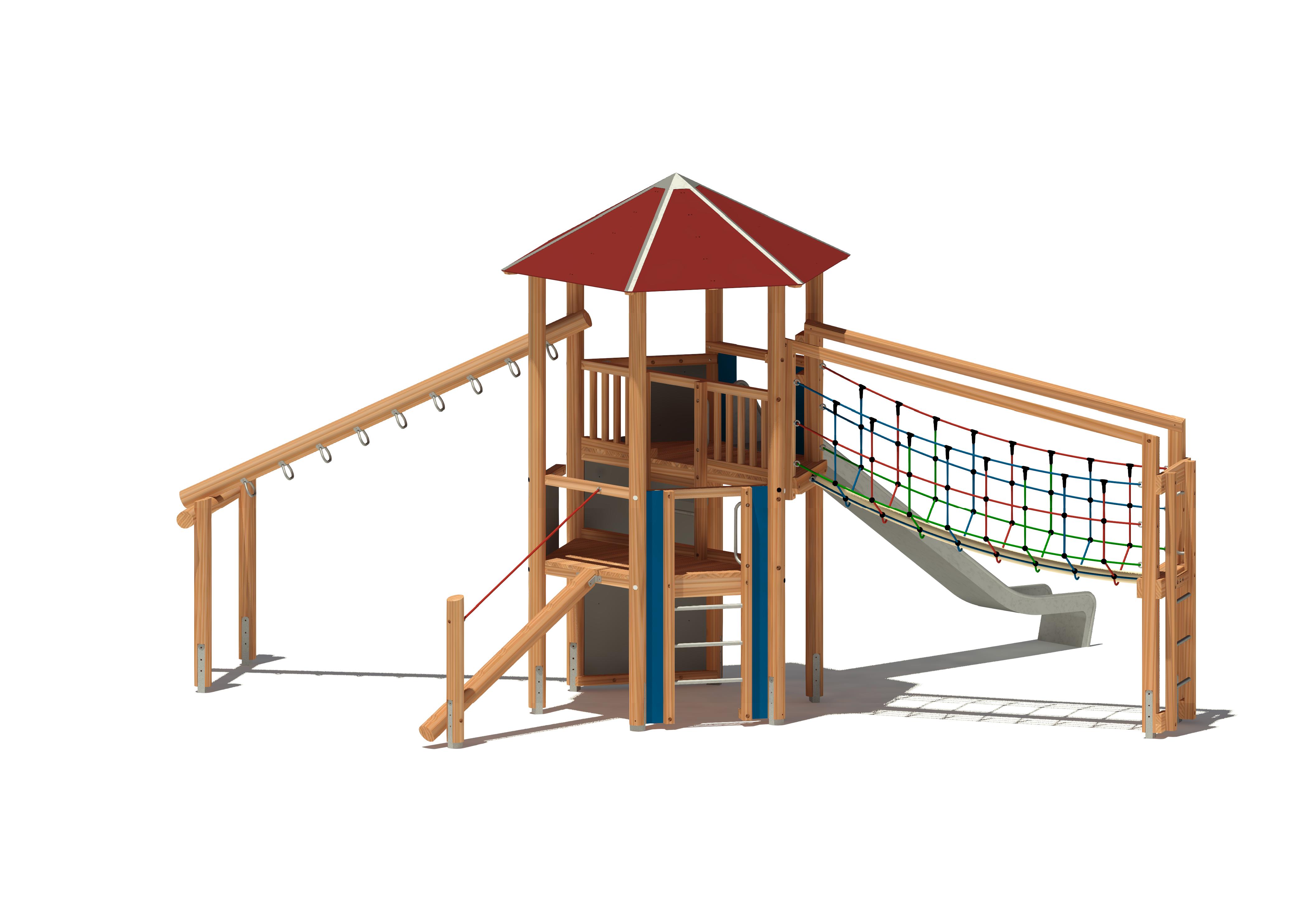 Spielturm Boris 8620 Ansicht 3