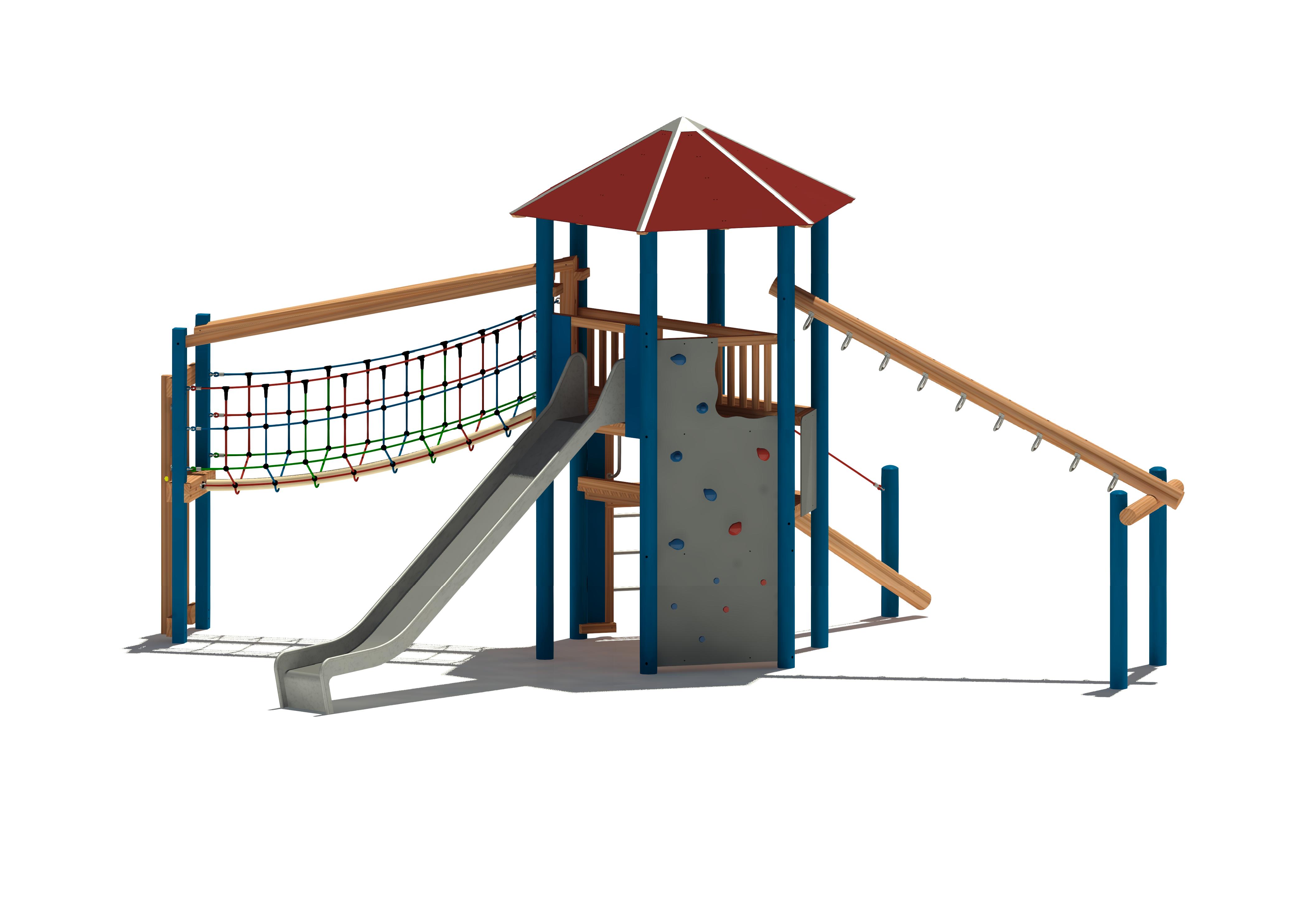 Spielturm Boris 8620 Ansicht 4