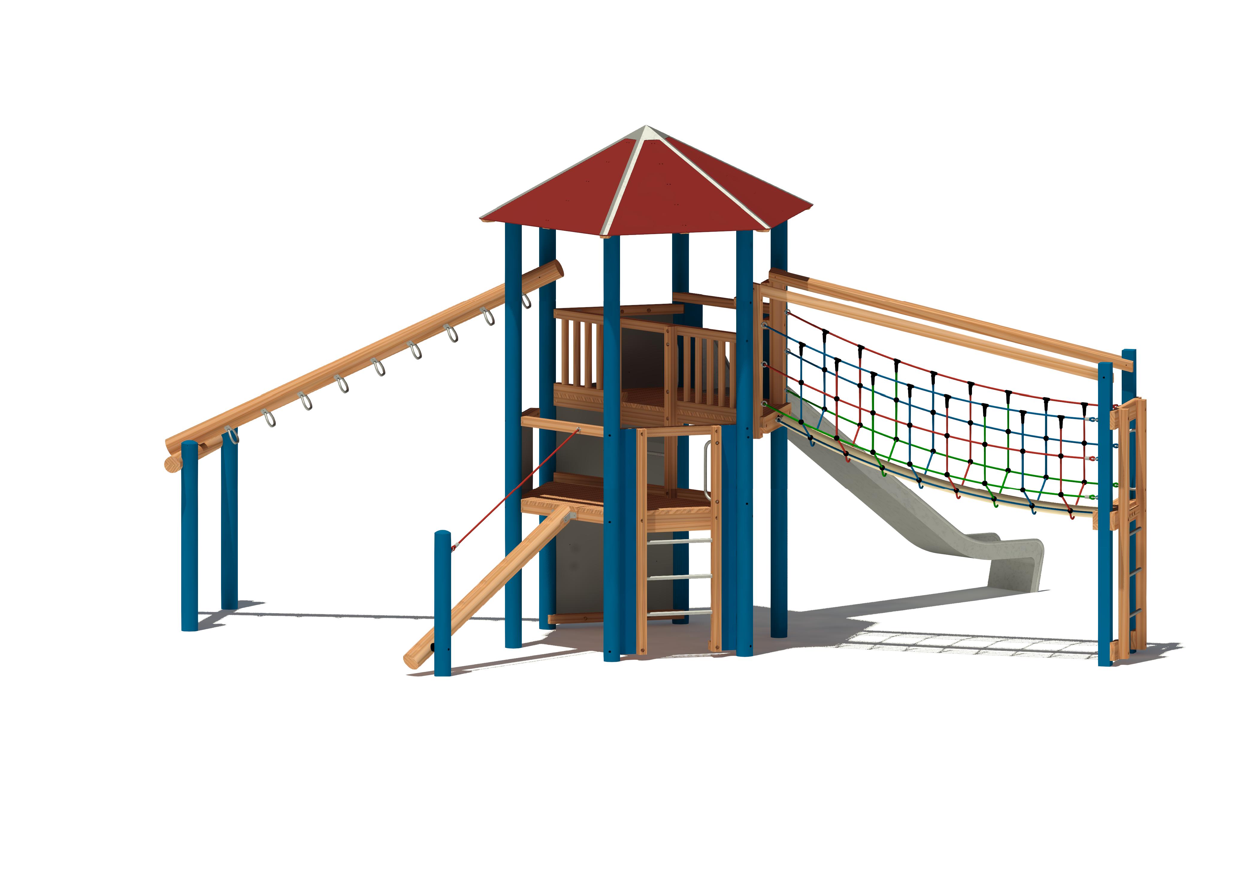 Spielturm Boris 8620 Ansicht 5