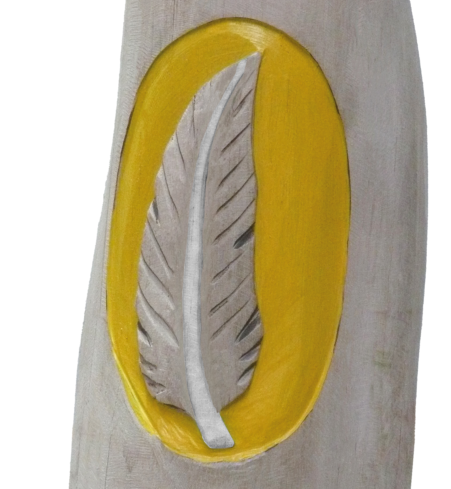 Pfostenmotiv Feder -