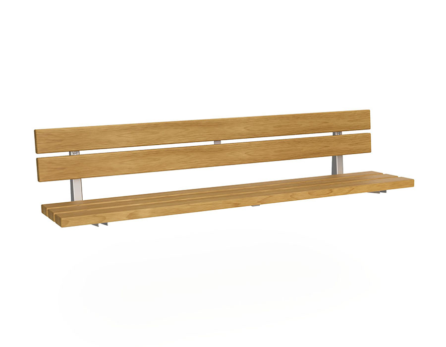 Parkbank Wandmontage Sedero Kiefer Ansicht 2