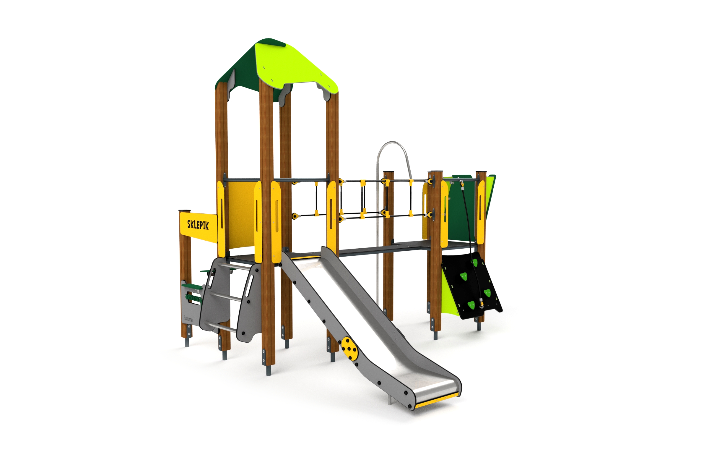10013 Kleiner Kletterturm mit Brücke Ansicht 2