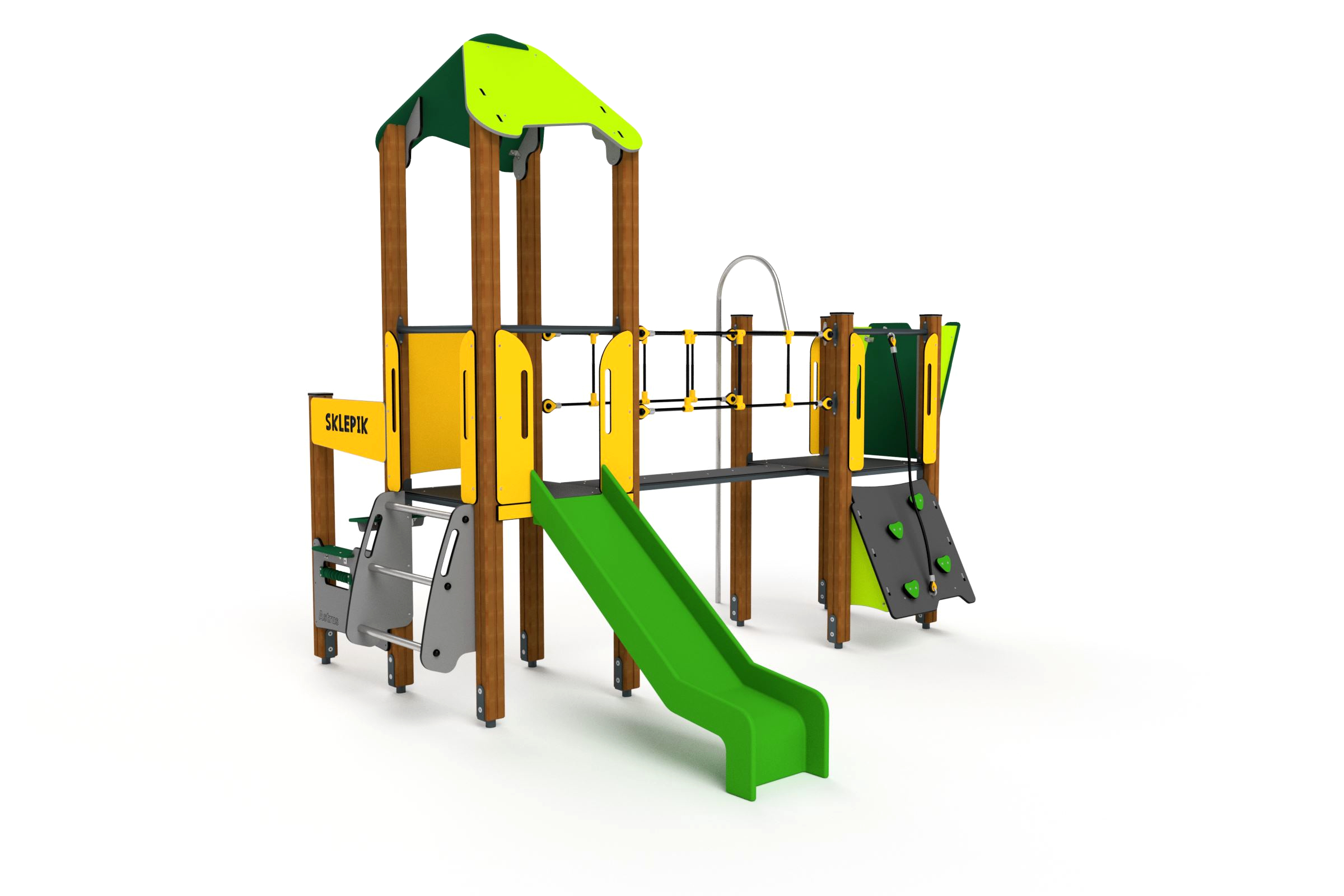 10013 Kleiner Kletterturm mit Brücke Ansicht 4