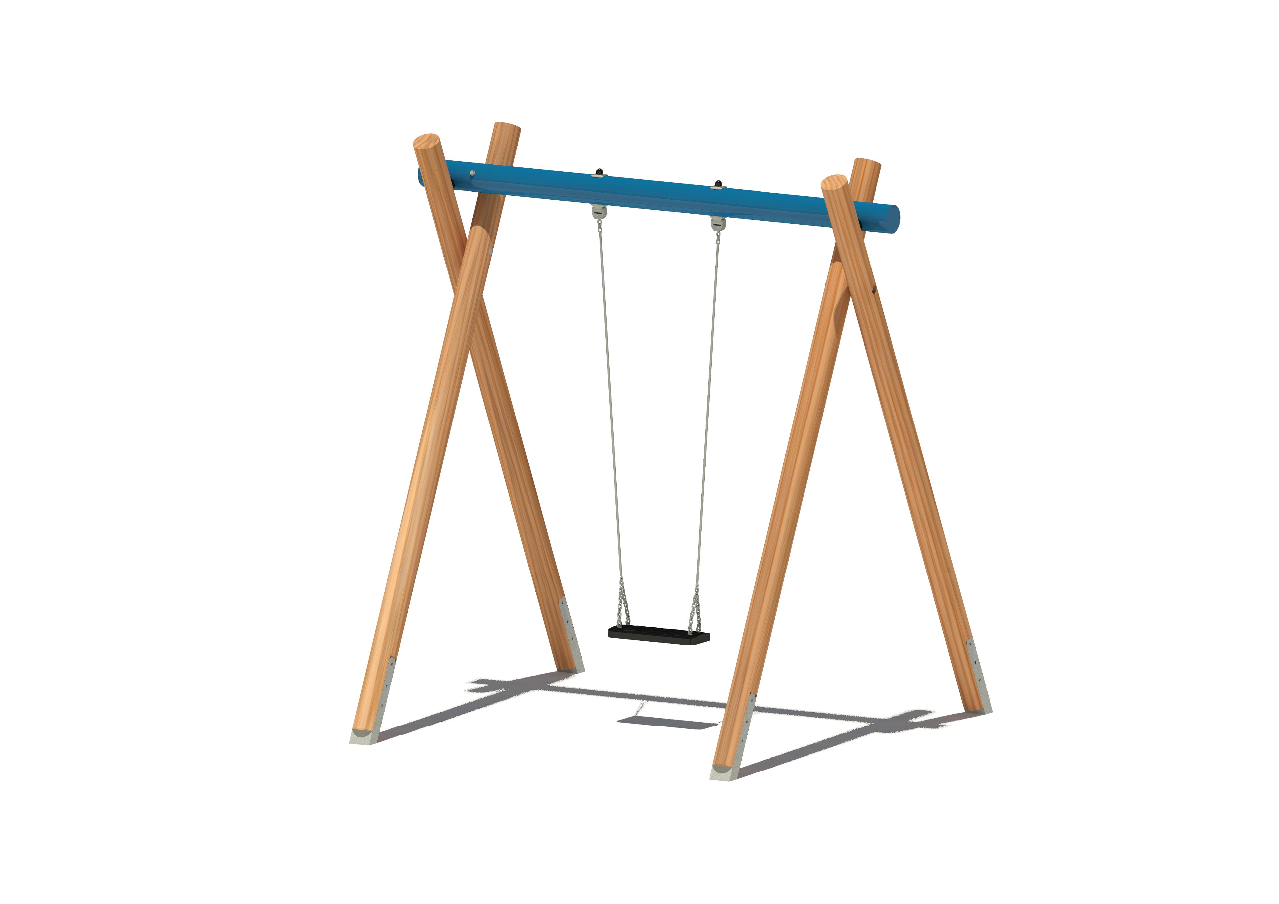Rundholzschaukel 5110, 1-sitzig Ansicht 4