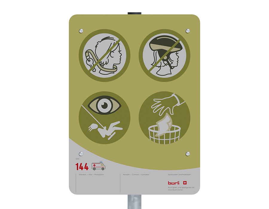 Spielplatztafel Standard, Bürli