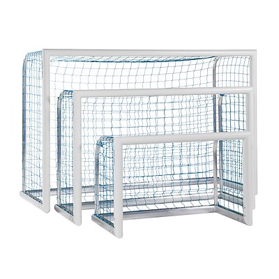 Sport-Thieme Mini-Fussballtor „Professional Kompakt“, Weiss-Pulverbeschichtet Ansicht 2