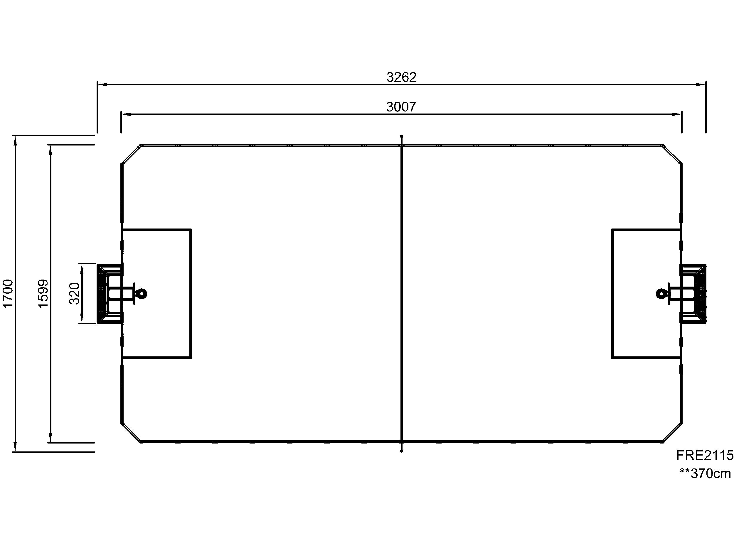 Cosmos Multisportanlage 16 x 32 m FRE2115 Ansicht 4