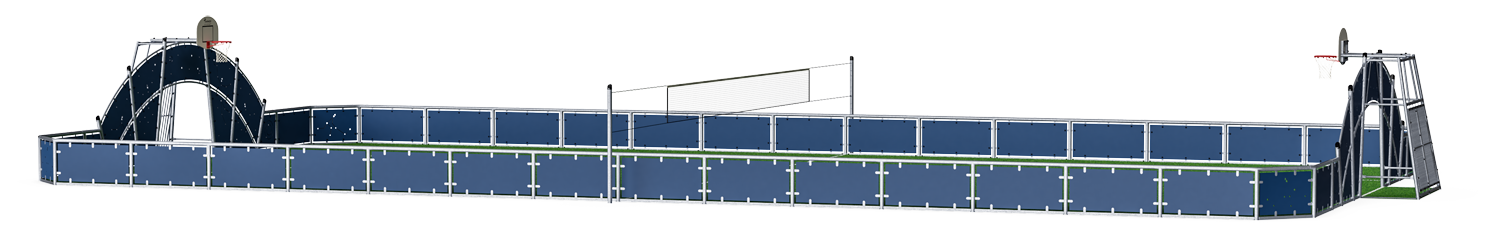 Cosmos Multisportanlage 16 x 32 m FRE2115 Ansicht 5