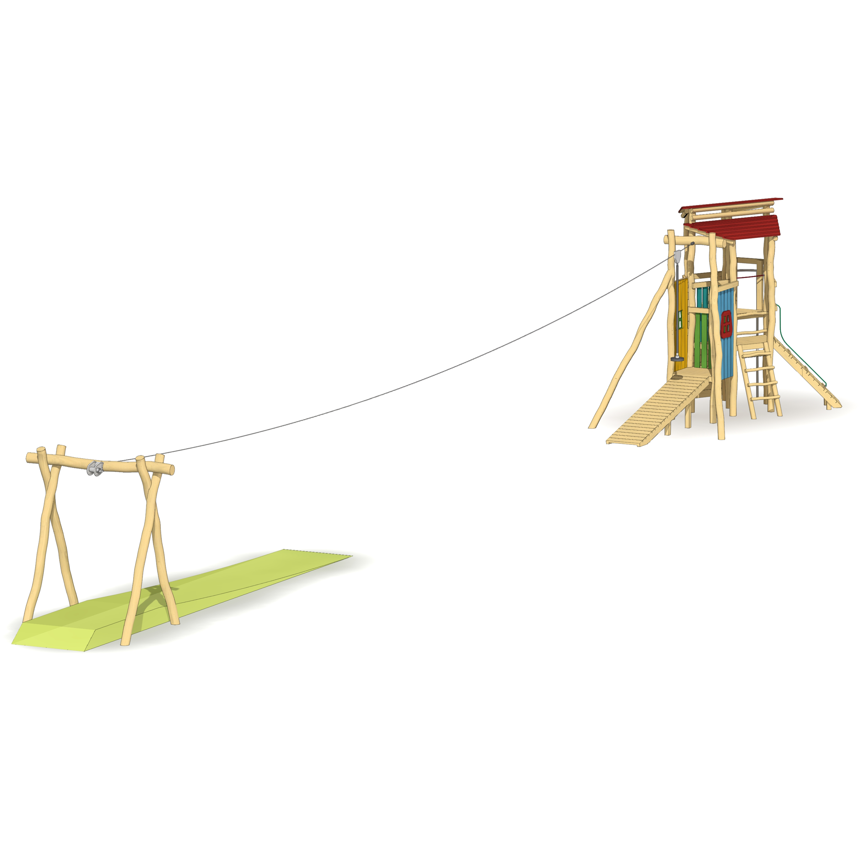 Spielanlage Freinsheim mit Seilbahn