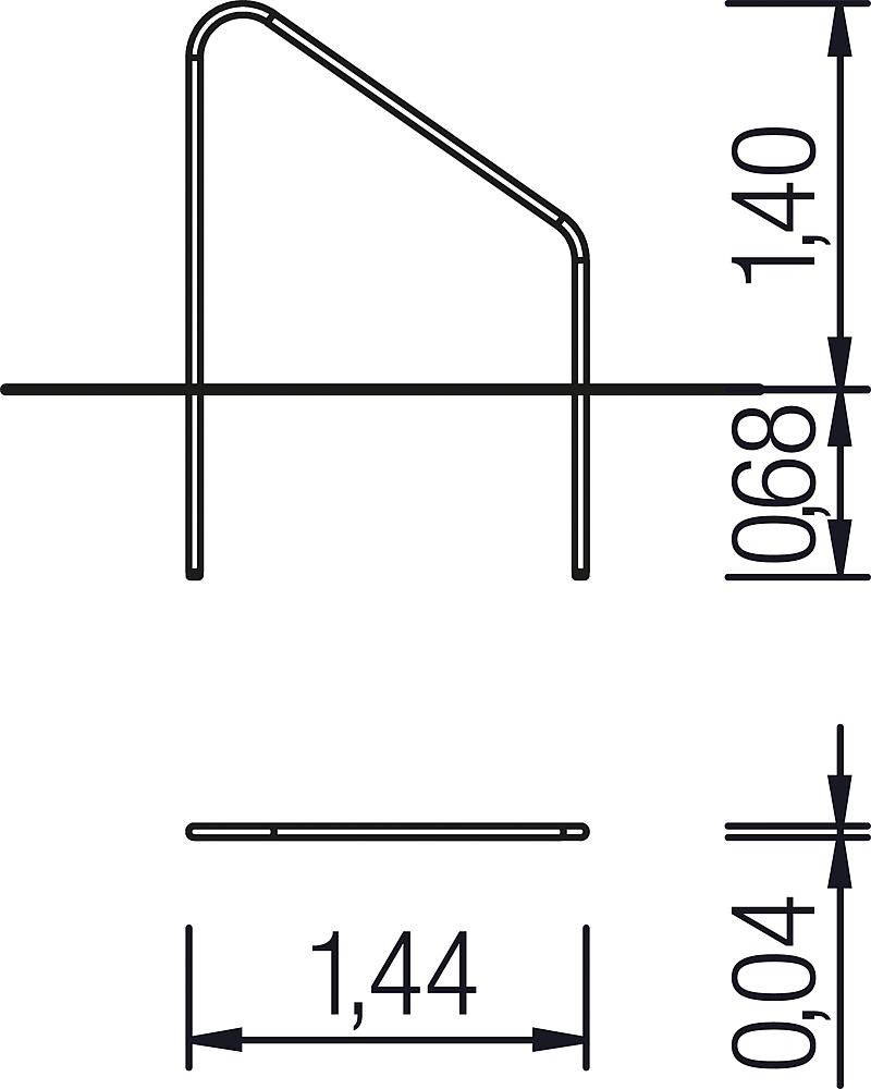 Urbaniq Fahrradständer Bogen Ansicht 5