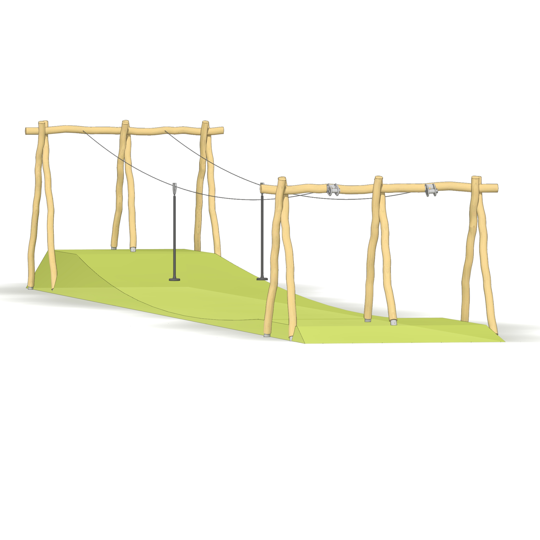 Doppel-Seilbahn 30m