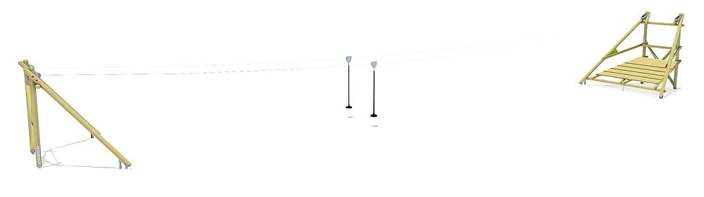 Seilbahn Sierra Duo 30 m, eibe
