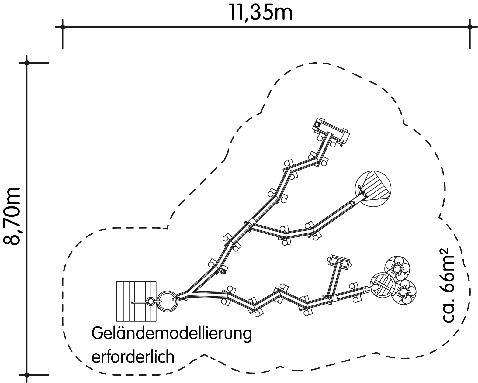 Matschanlage Schatzinsel Ansicht 6