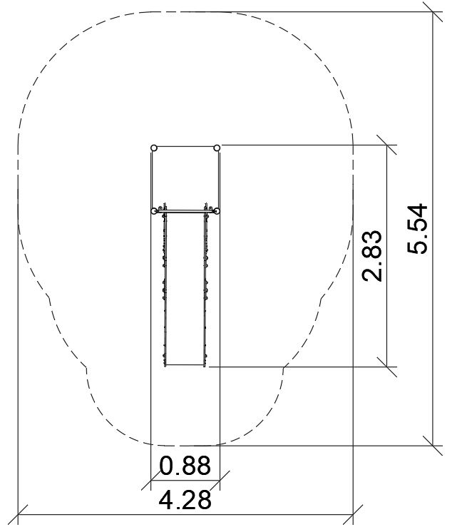 Rutsche mit Hang 1200 Ansicht 3