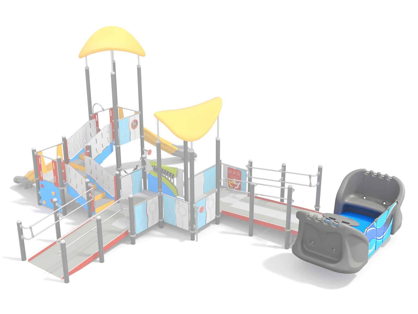 Inklusive Schaukel für Kinder im Rollstuhl Ansicht 6