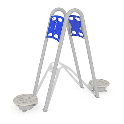 Agapito Outdoor-Fitnessgerät „Hüftstation Double“