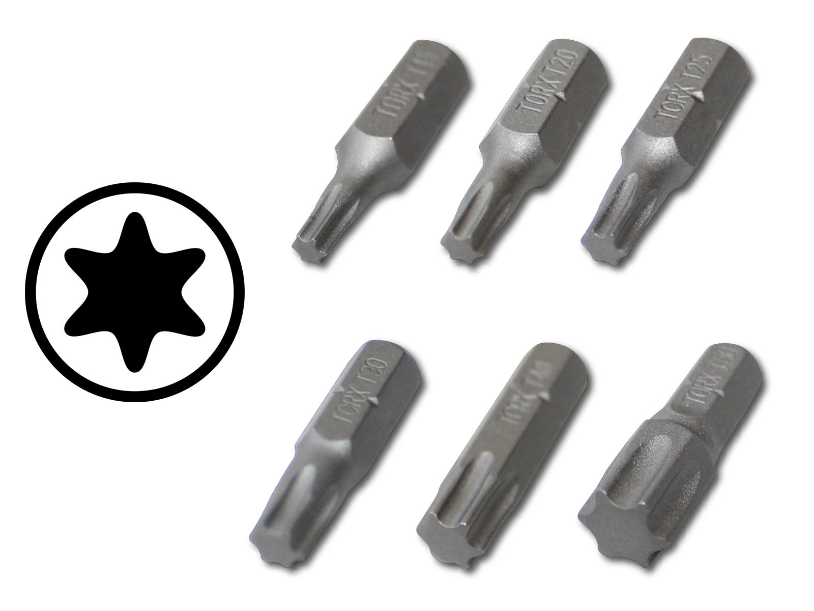Bit-Einsatz 1/4" für Innen-Torx®-Schrauben TX