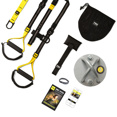 TRX Suspension Trainer „Home 2“ mit TRX X Mount Wand/Deckenbefestigung, Sport-Thieme
